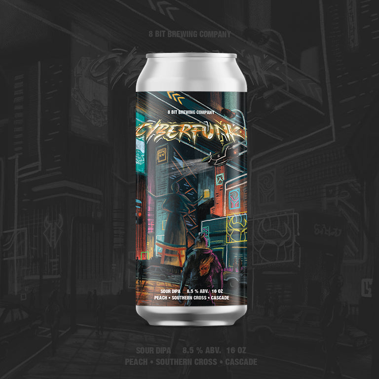 8 Bit  Cyberfunk Sour DIPA 4-pack  - 8 bit Brewing Company