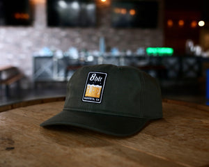 Olive Green Patch Hat