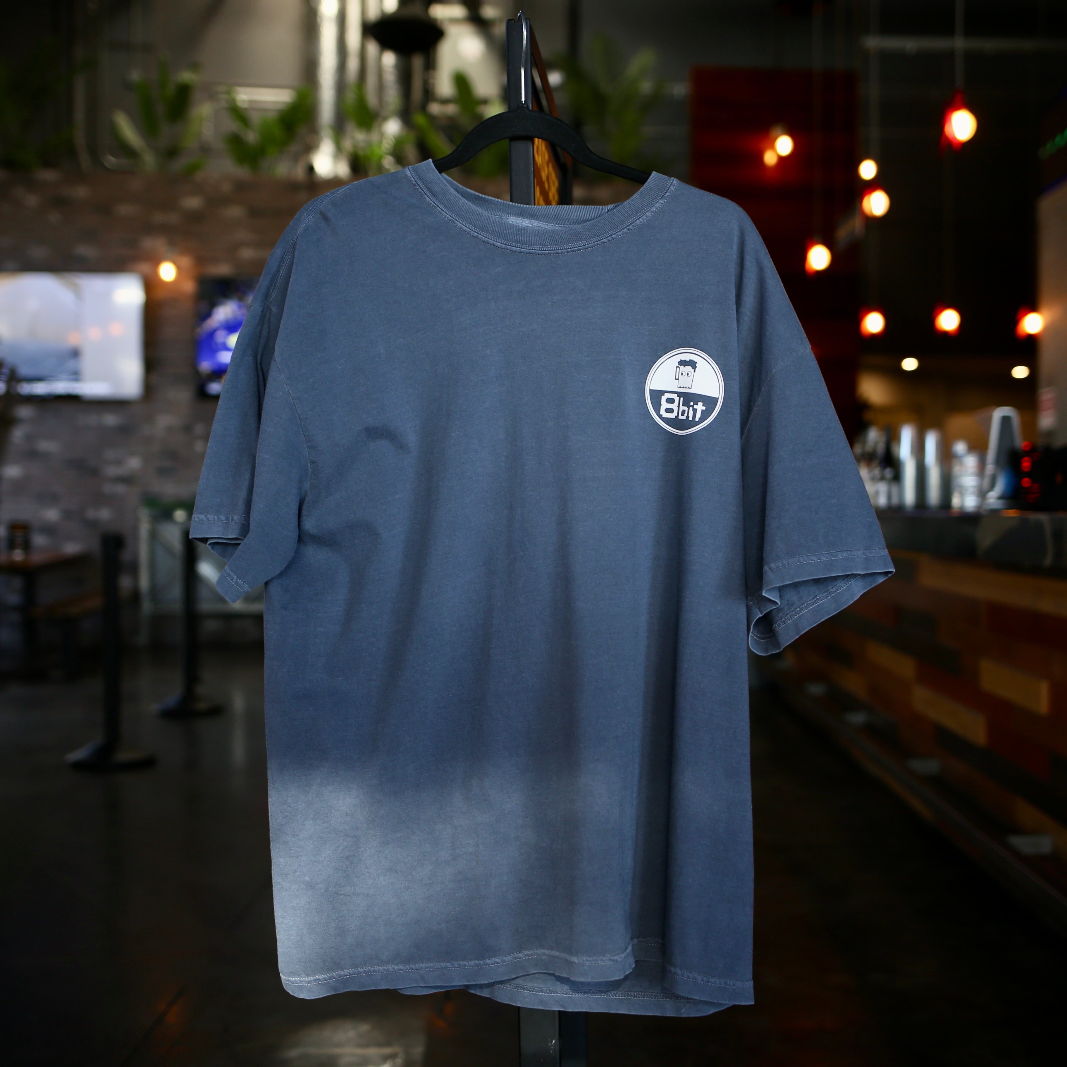 Circle Ghost Mug Tee - Denim