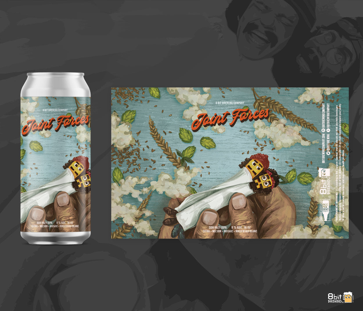 "Joint Forces" Hazy DIPA 4-pack (Shipping)