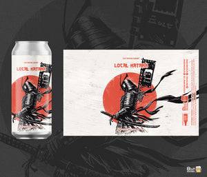 "Local Katana" Japanese Style Lager 4-pack (PICK UP ONLY)
