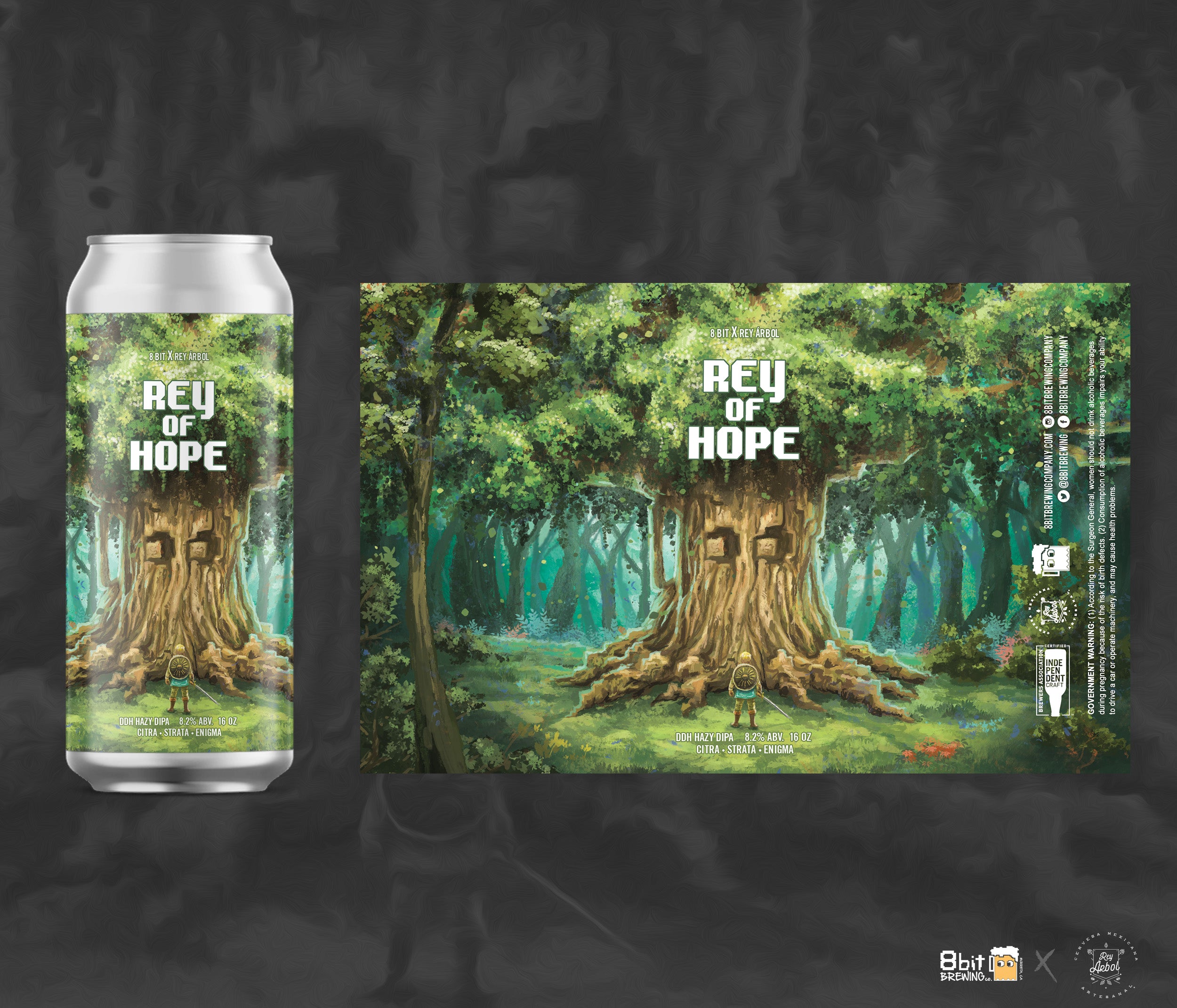 "Rey of Hope" Hazy DIPA 4-pack (PICK UP ONLY)