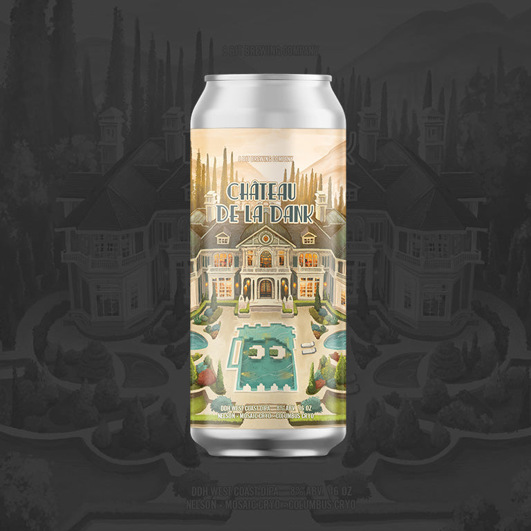 8 Bit  Château De La Dank West Coast DIPA 4-pack  - 8 bit Brewing Company