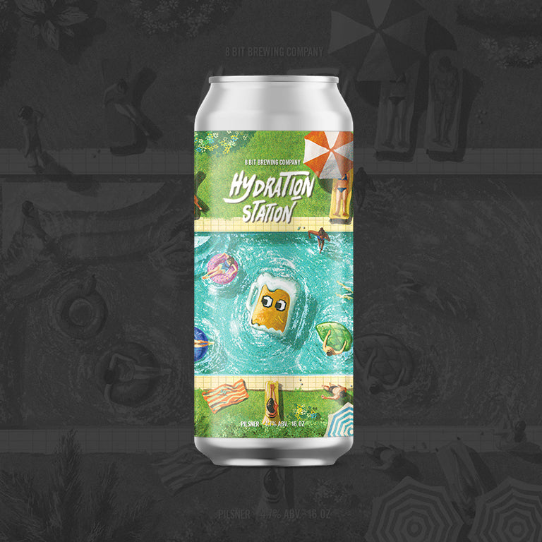 "Hydration Station" Pilsner 4-pack (Shipping)