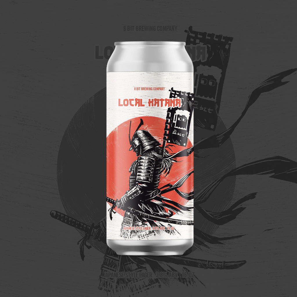"Local Katana" Japanese Style Lager 4-pack (PICK UP ONLY)