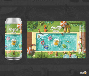 "Hydration Station" Pilsner 4-pack (Shipping)