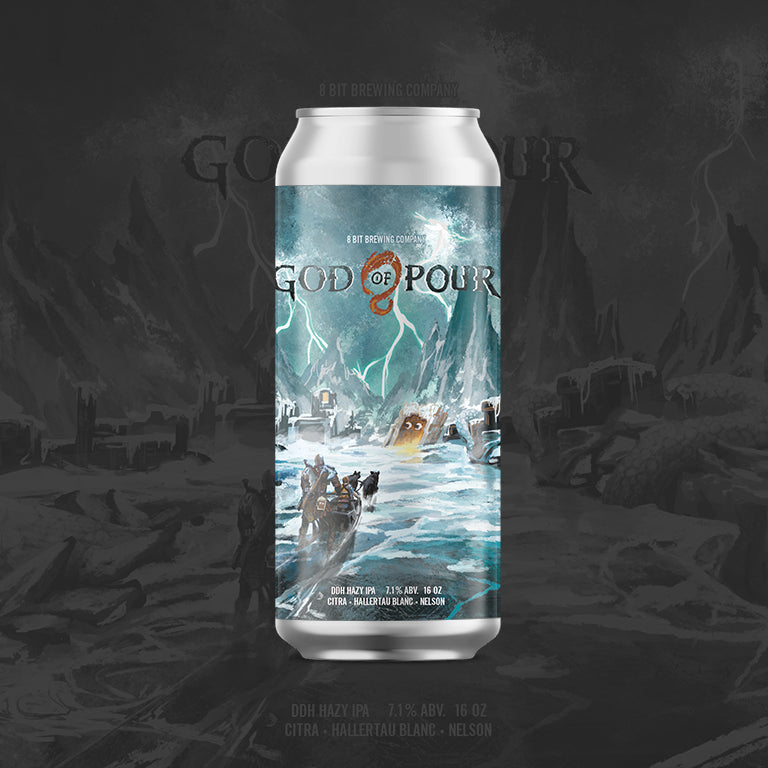 "God of Pour" Hazy IPA 4-pack (PICK UP ONLY)